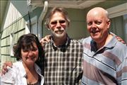 Fr. Denny w/Kathy Sullivan Bonaventura and Gerry Wojkovich